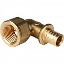 Купить Угольник-переходник с внутренней резьбой 32xG 1" для труб из сшитого полиэтилена аксиальный STOUT