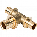 Тройник переходной 25x25x20 для труб из сшитого полиэтилена аксиальный STOUT по цене 867 руб.