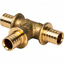 Тройник равнопроходный 25x25x25 для труб из сшитого полиэтилена аксиальный STOUT по цене 1039 руб.