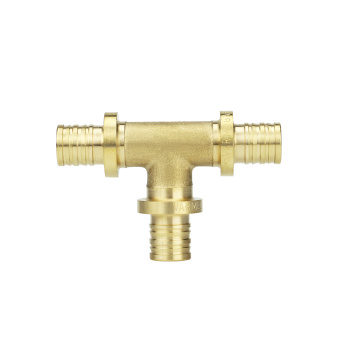 Тройник латунный Varmega Slide-fit, равносторонний 20