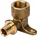 Угольник настенный с креплением 16xRp 1/2" для труб из сшитого полиэтилена аксиальный STOUT с доставкой в NAME